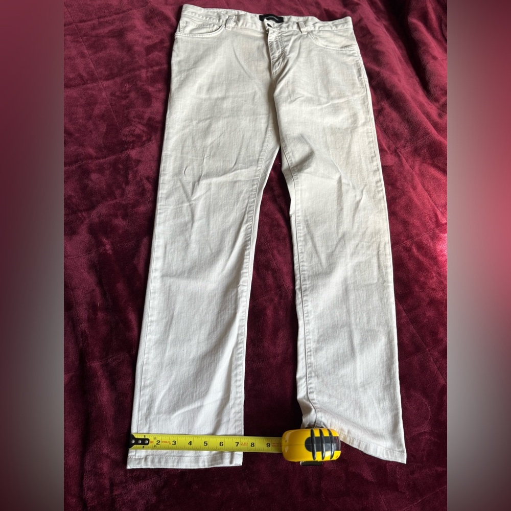 Ermenegildo Zegna Cream Denim Pants - Picture 8 of 11
